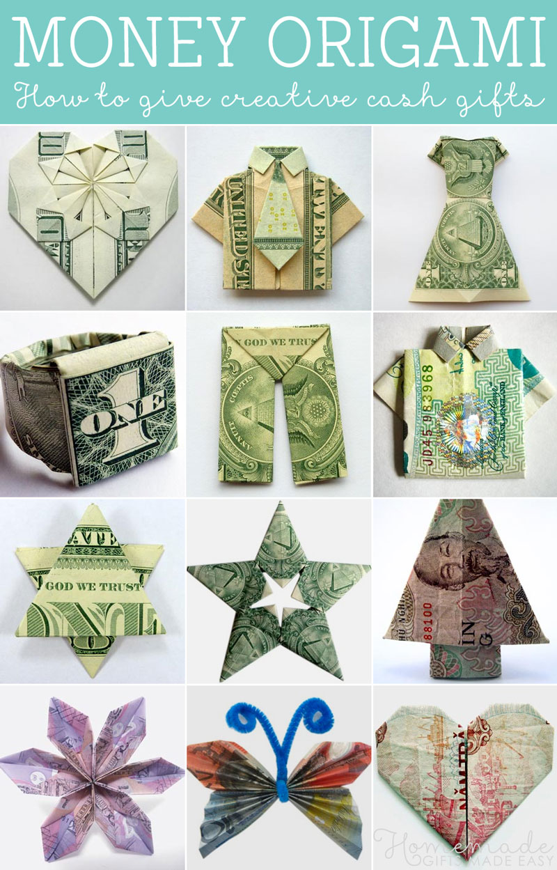 how to make origami out of dollar bills