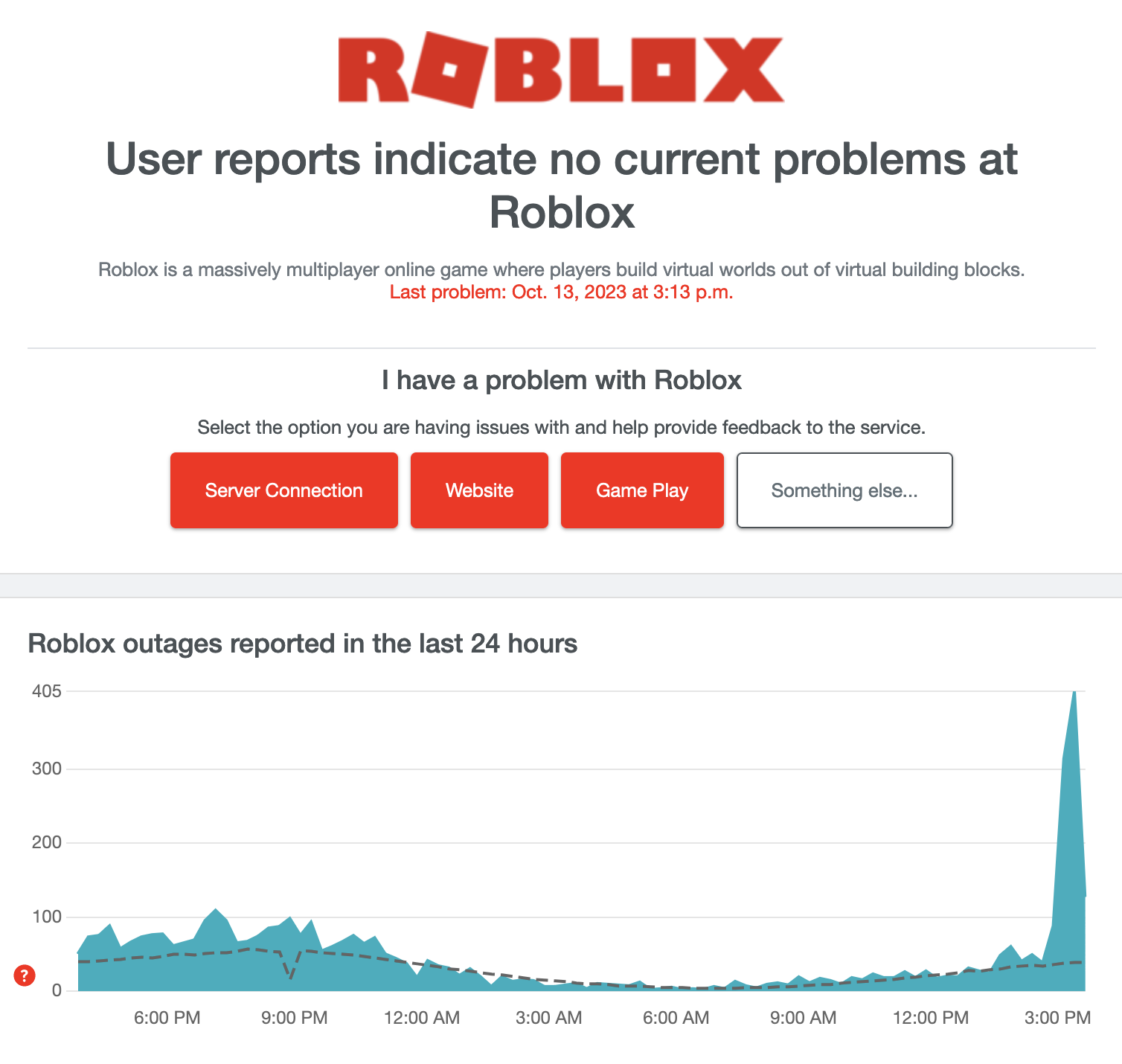 roblox down