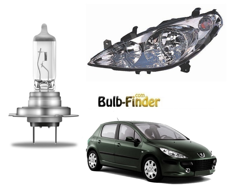 peugeot 307 headlight bulb