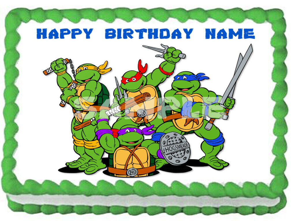 teenage mutant ninja turtles cake topper