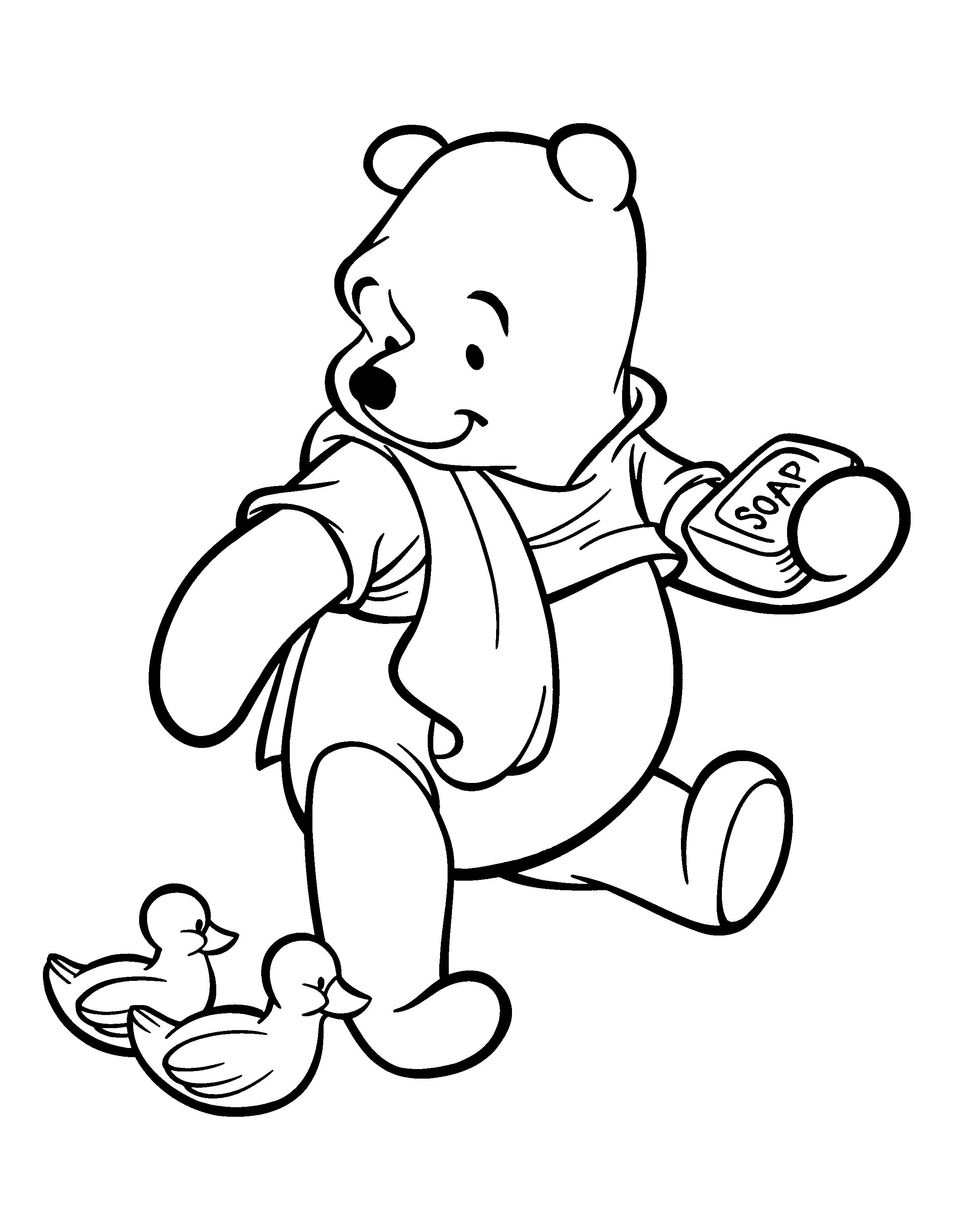 winnie the pooh coloring page