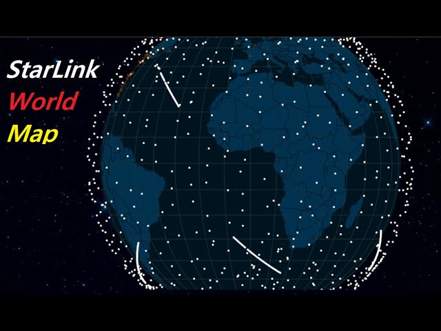 mapa starlink