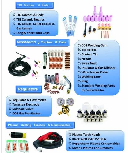 welding machine spare parts name