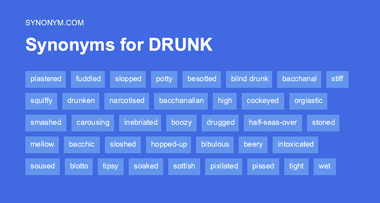 drunkenness synonym