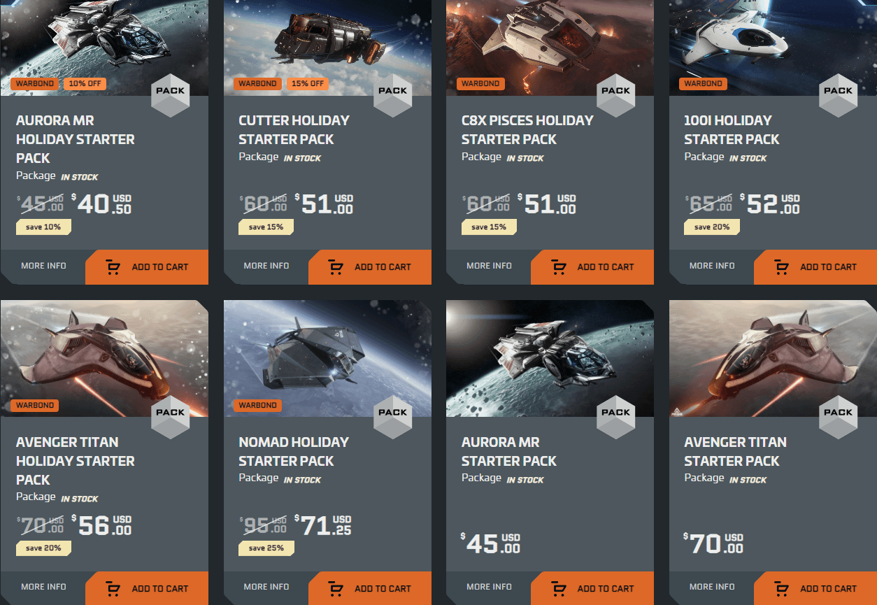 star citizen purchase