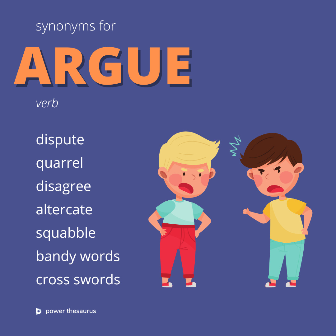 argue synonyms