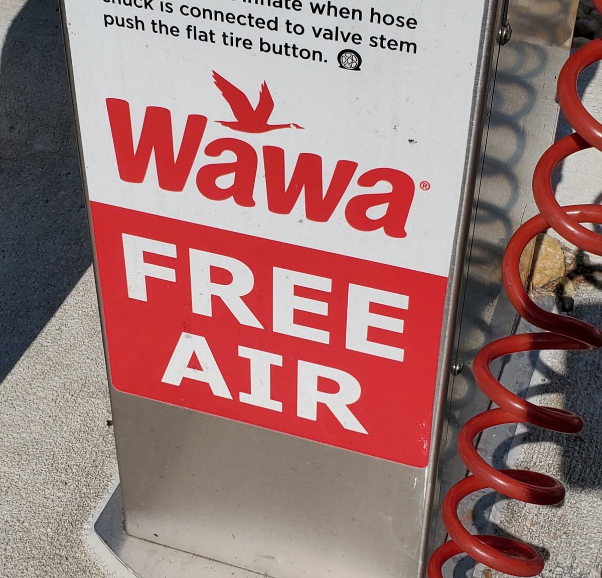 wawa with free air