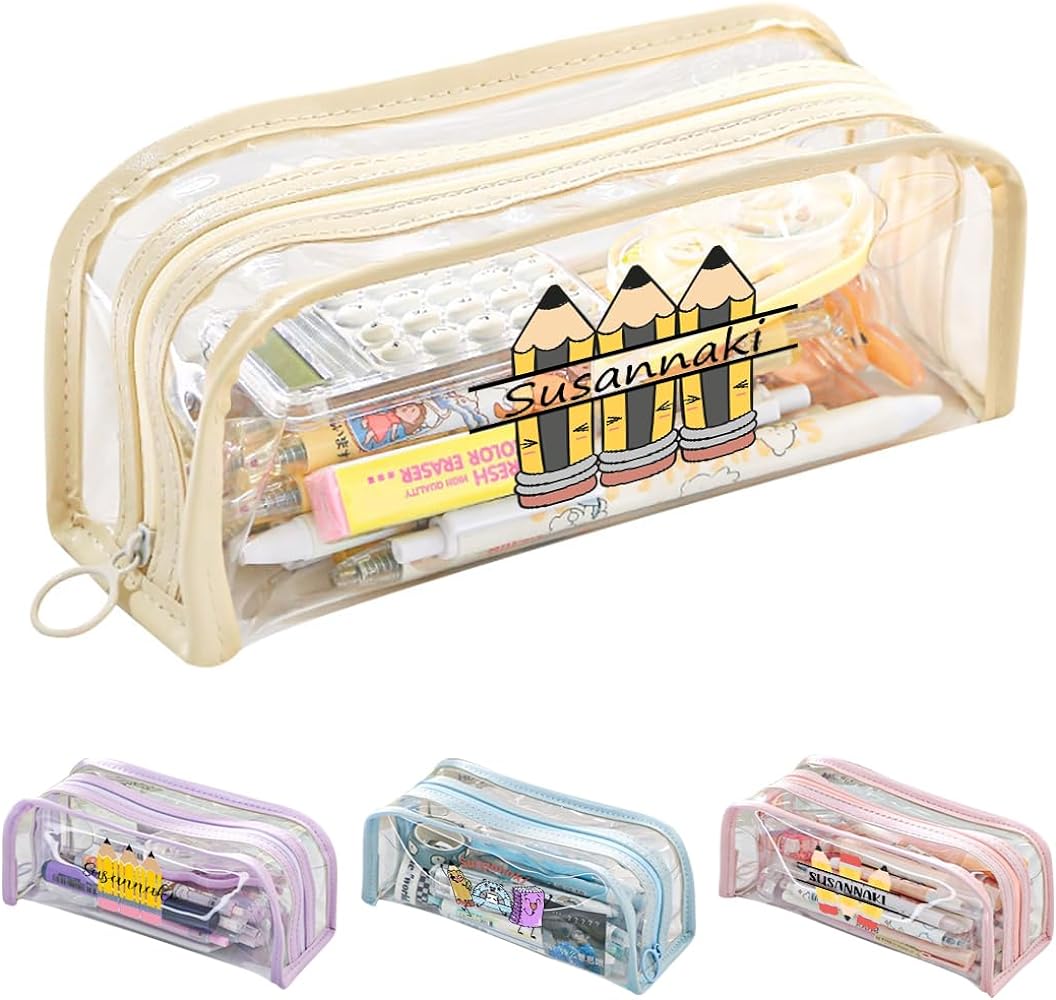 clear pencil case amazon