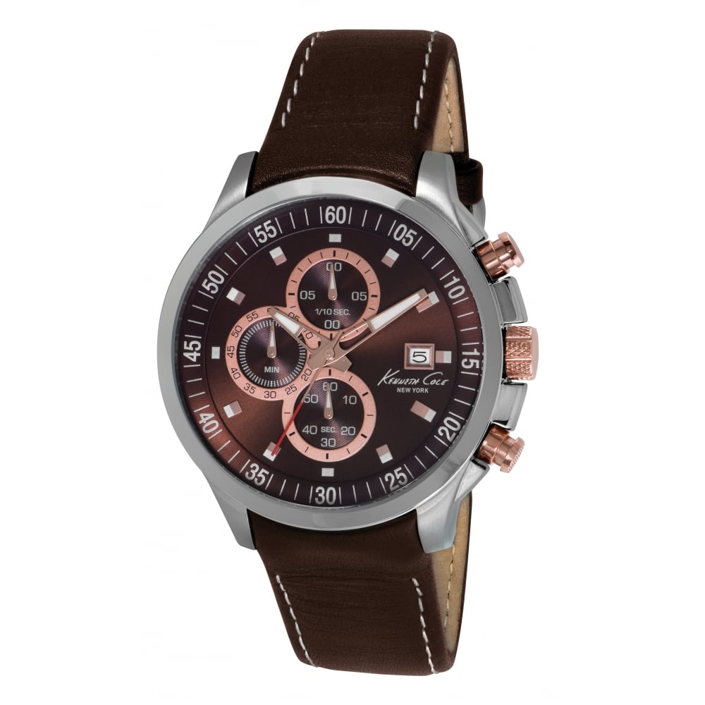 kenneth cole watches leather strap