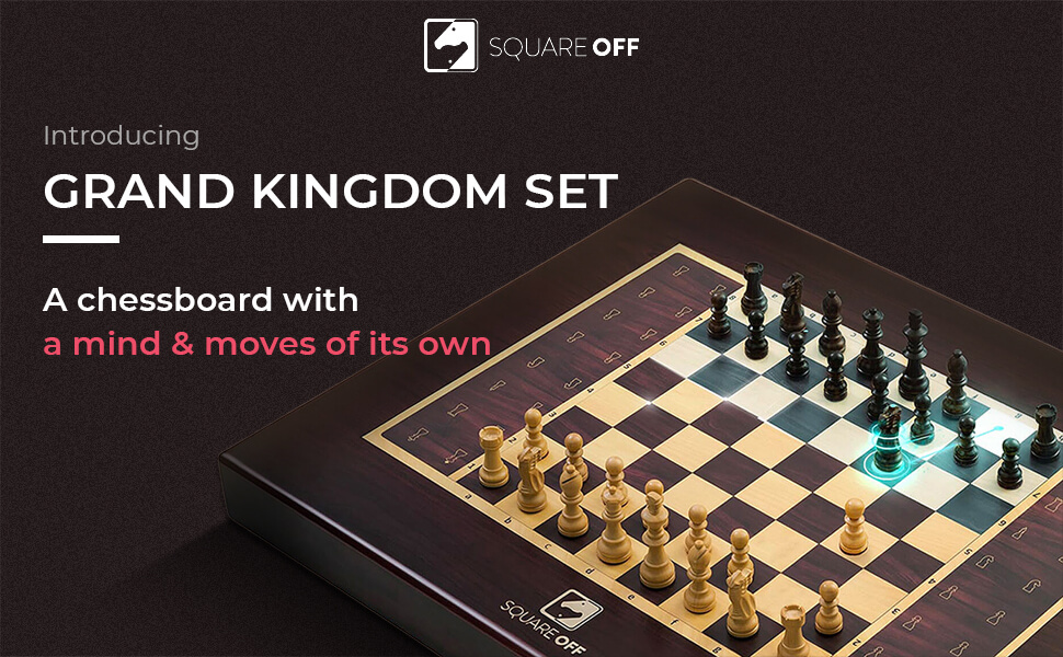 square off grand kingdom chess set