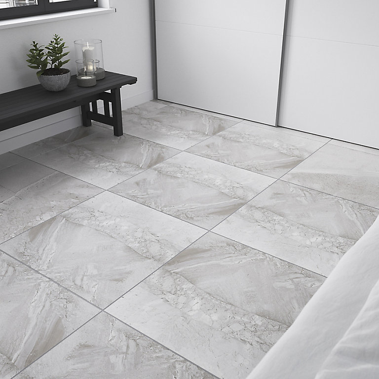 b&q grey floor tiles