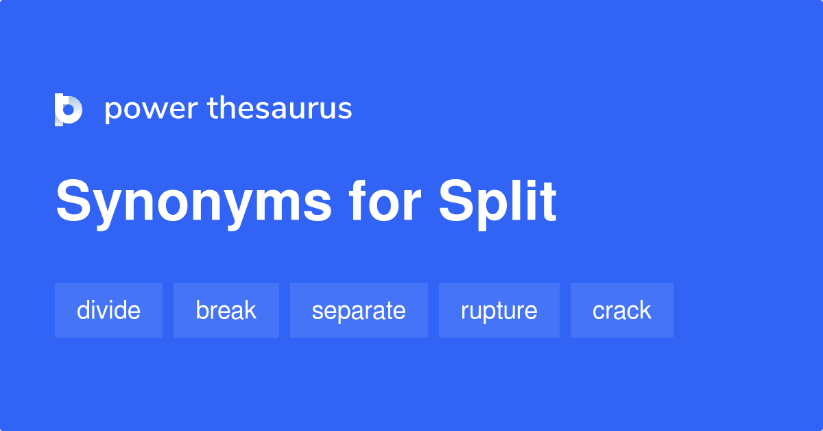 split synonym