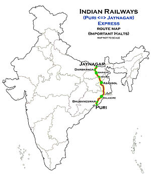 18419 train route