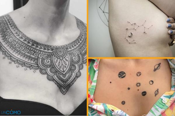 tatuajes mujer pecho