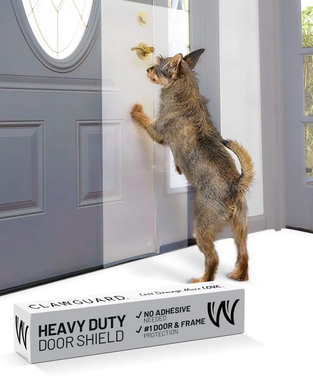 how to stop dog from scratching door