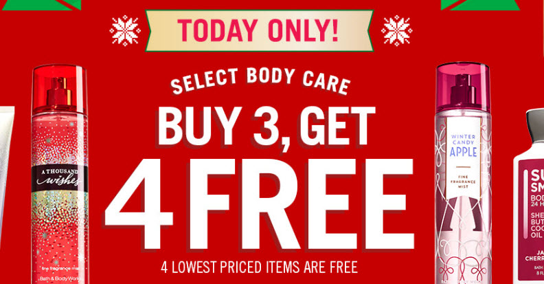 buy 3 get 3 bath and body