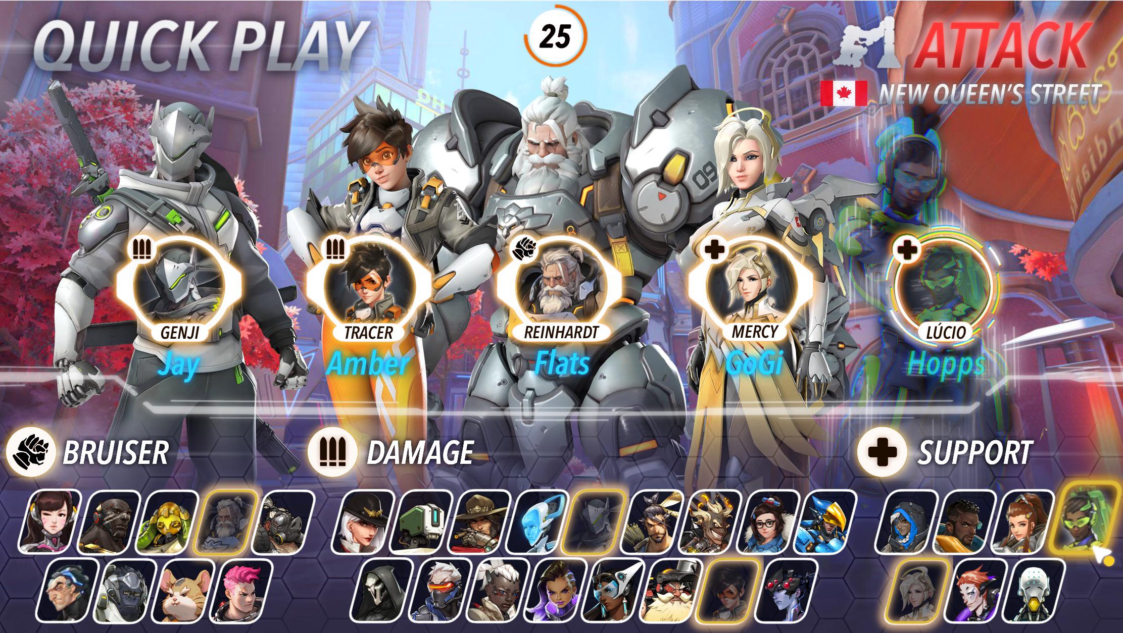 overwatch hero screen