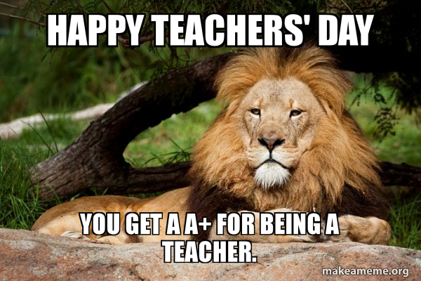 happy teachers day meme