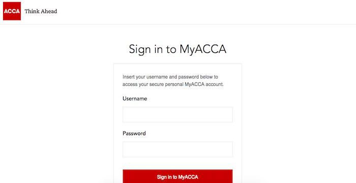 myacca login