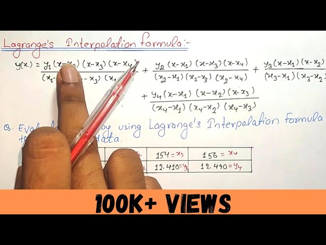 lagrange interpolation calculator