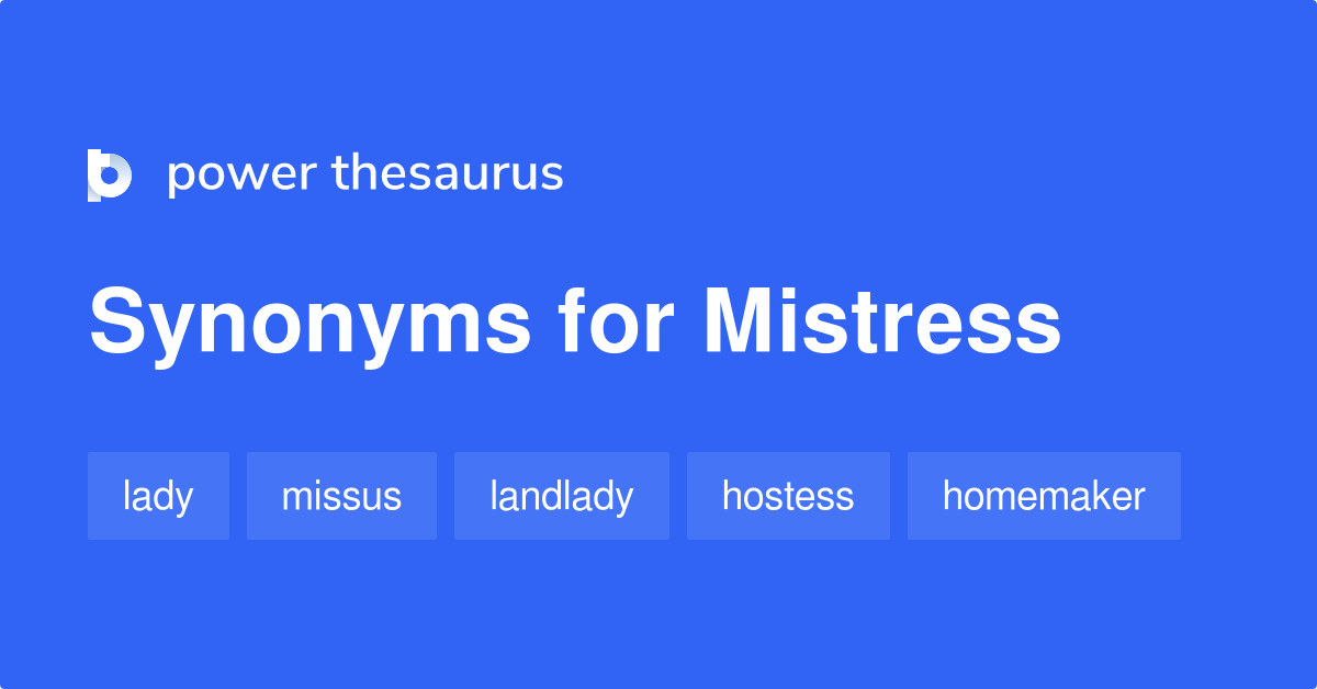 synonym of mistress