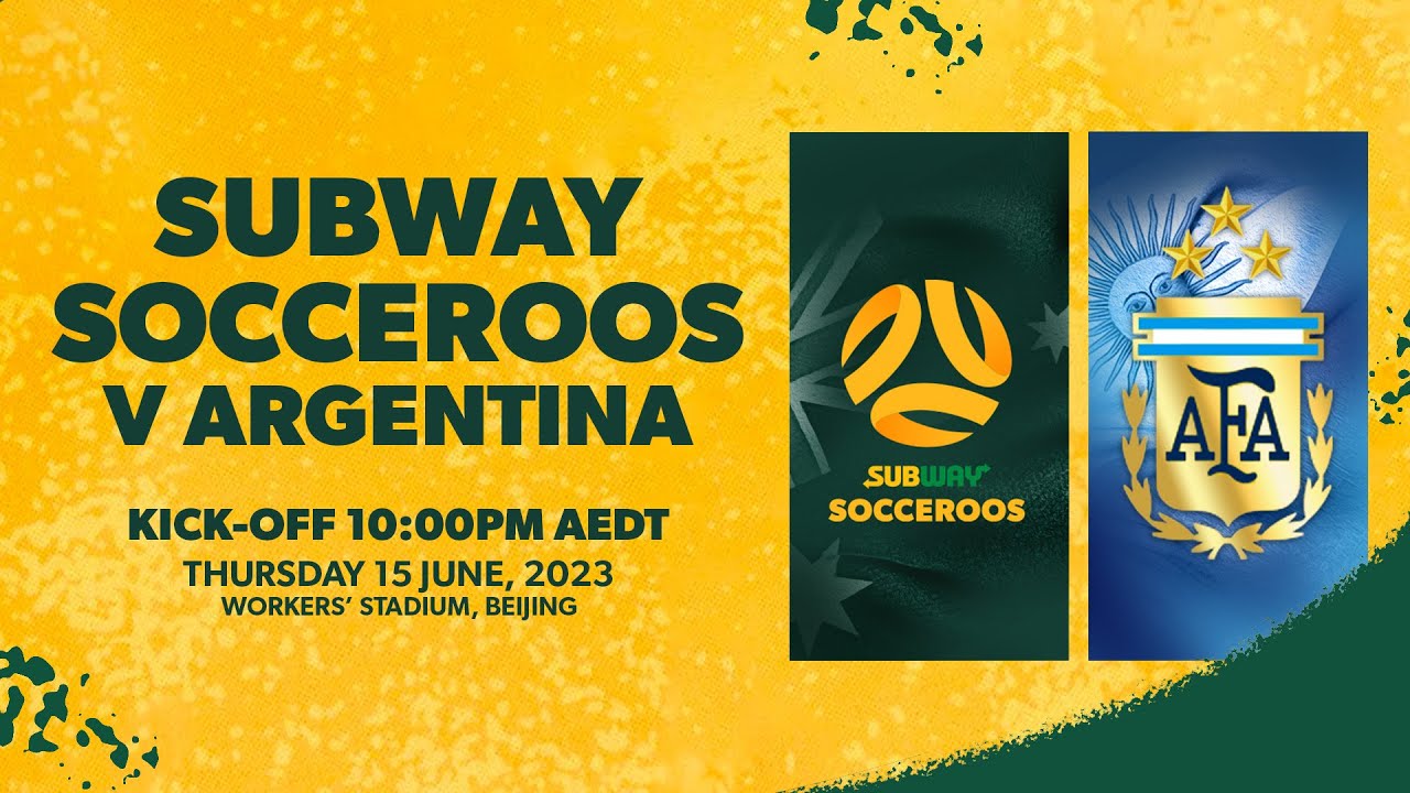 socceroos v argentina on tv