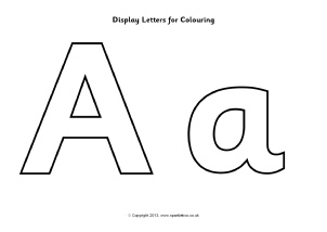 display letter templates