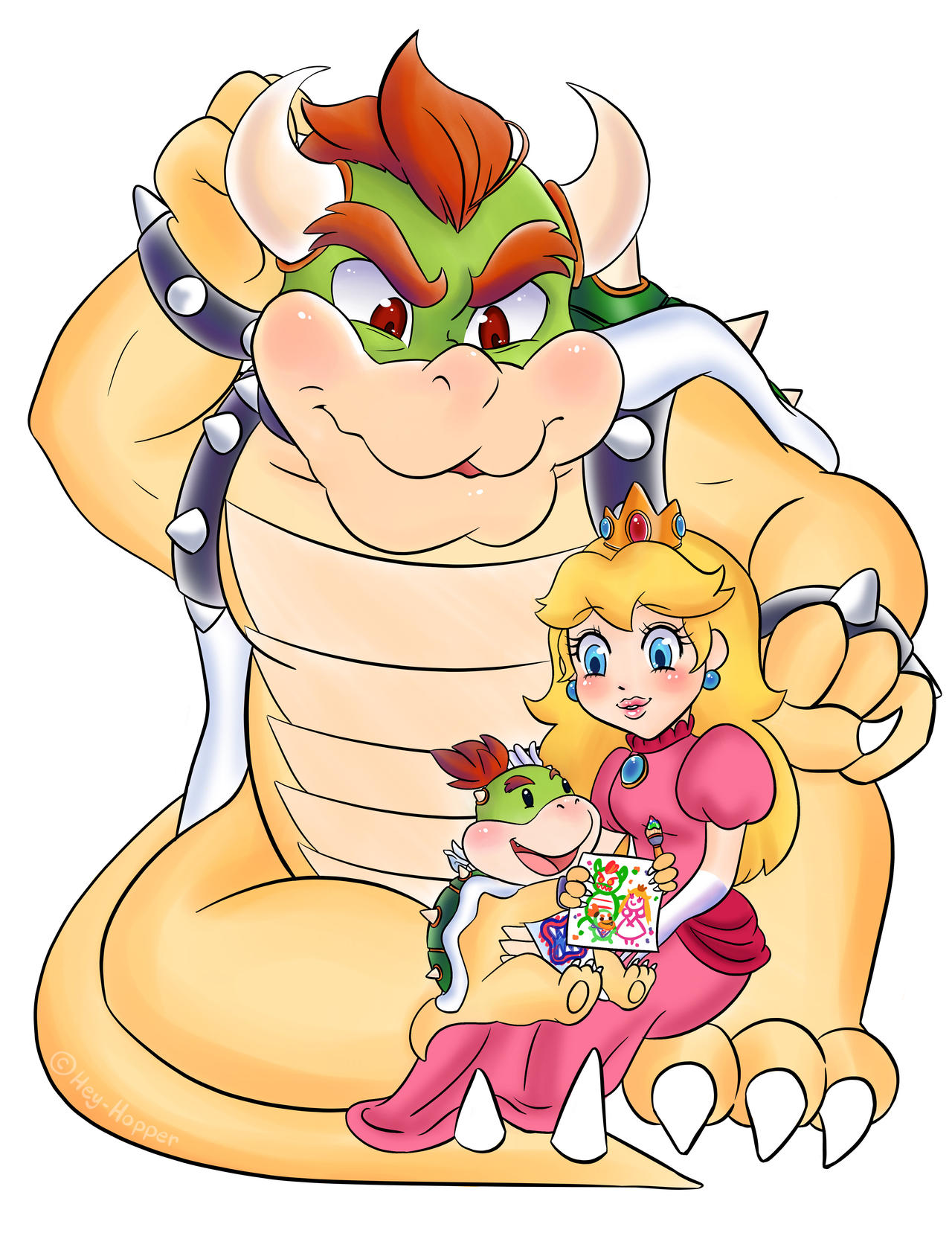 is peach the mother of bowser jr