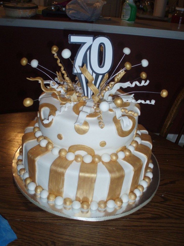 ideas for 70th birthday cake