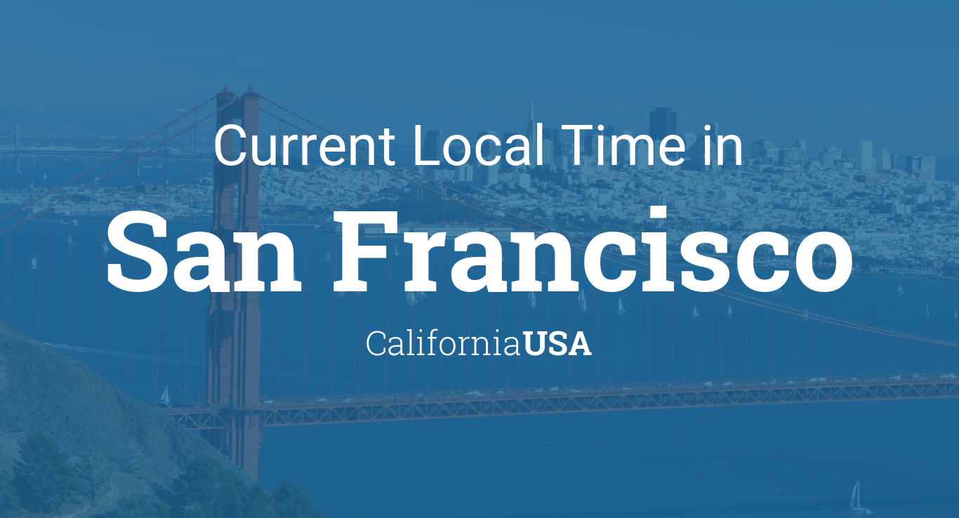 san francisco ca time zone