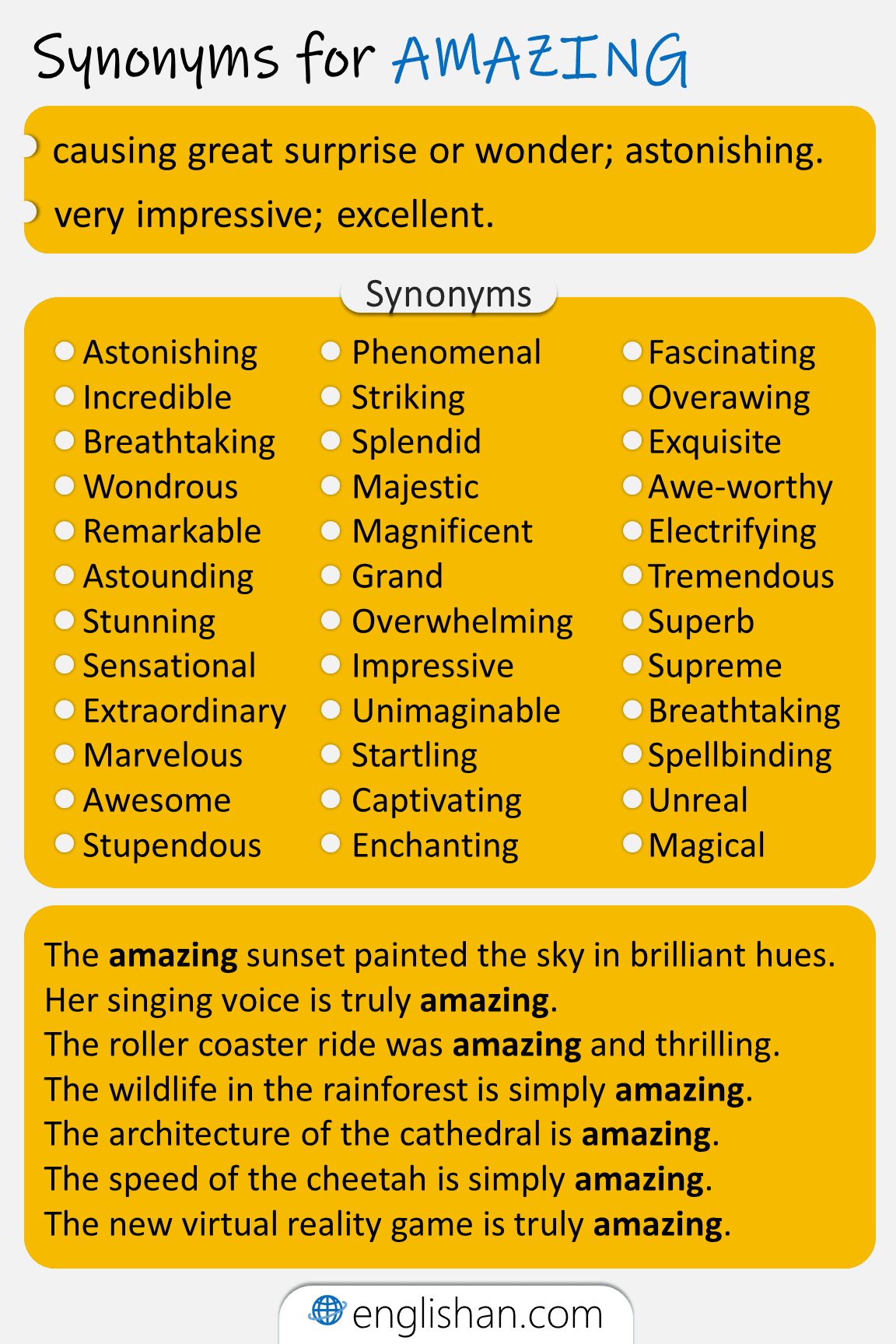 amazing synonym