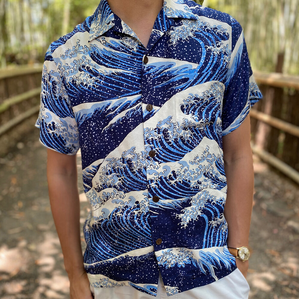 japanese wave shirt