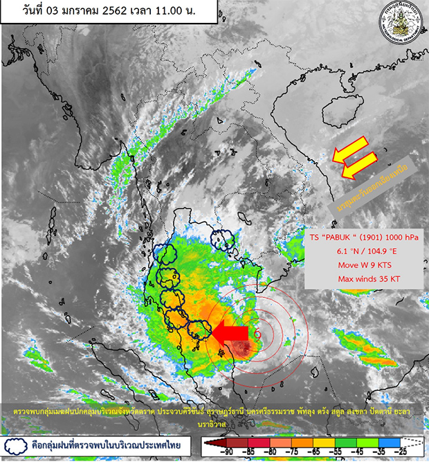 thai meteorological department koh samui