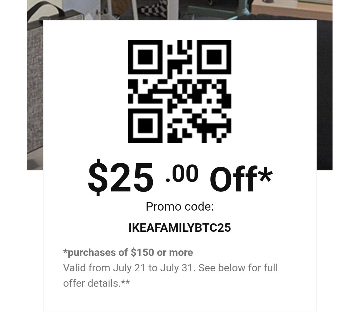 ikea offer code