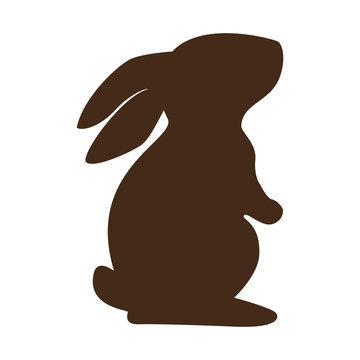 simple rabbit silhouette