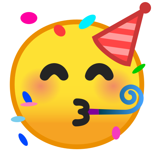 celebrating emoji