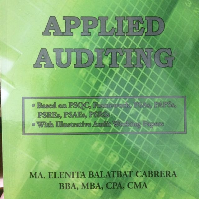 cabrera applied auditing