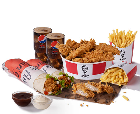 menu family combo para 4 kfc precio