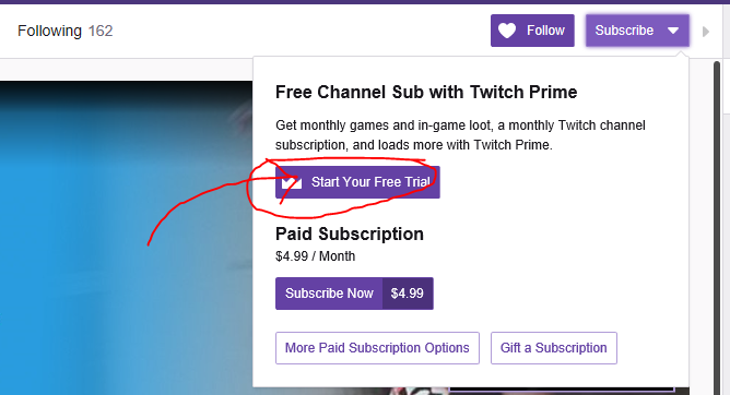 amazon prime twitch sub