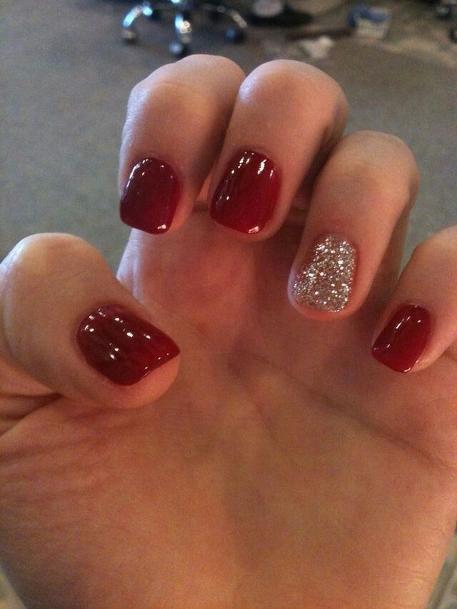 gelish rojo