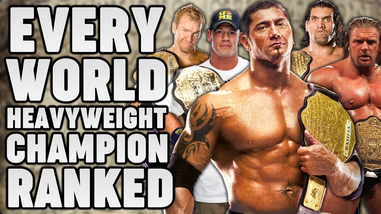 wwe heavyweight champion list