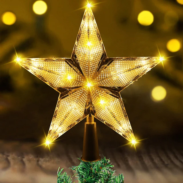 sparkling tree topper