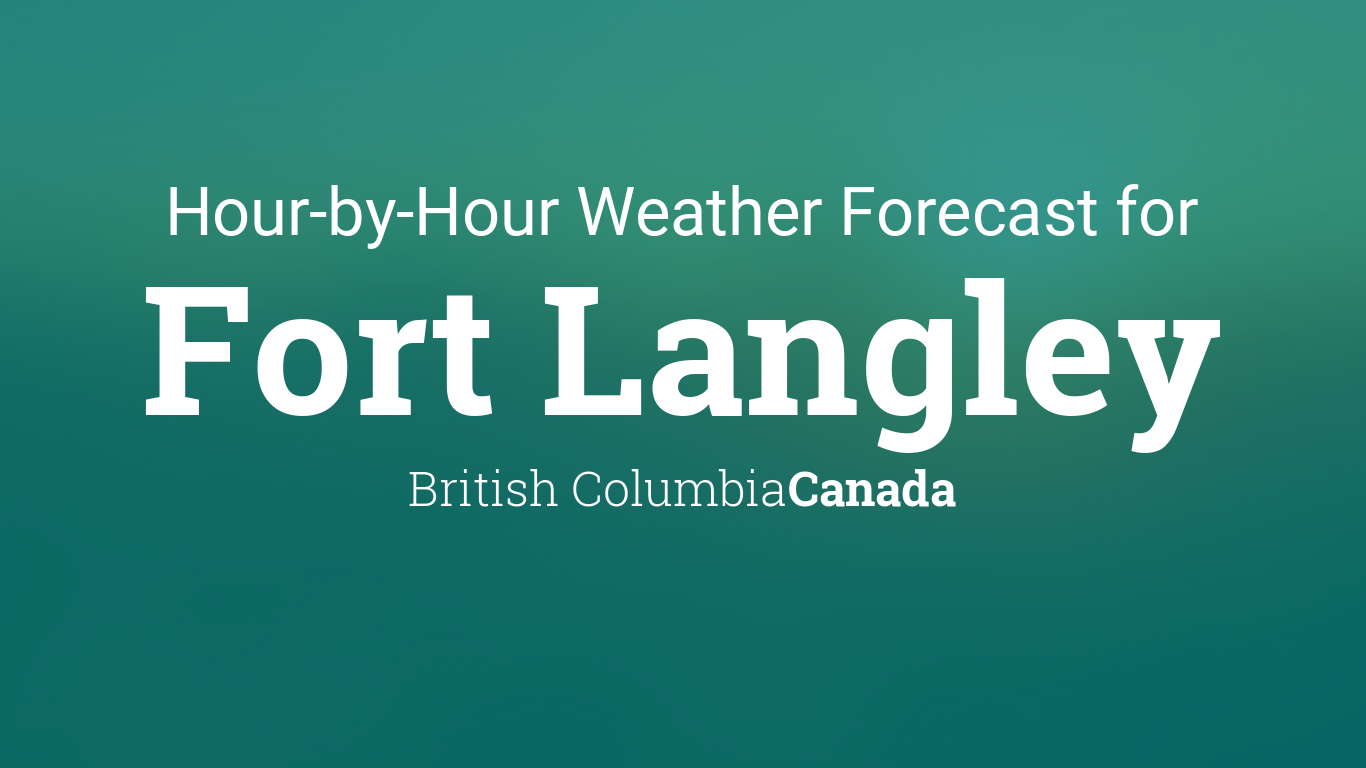 weather langley bc hourly