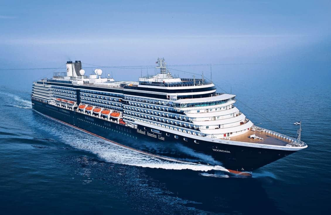 ms noordam itinerary