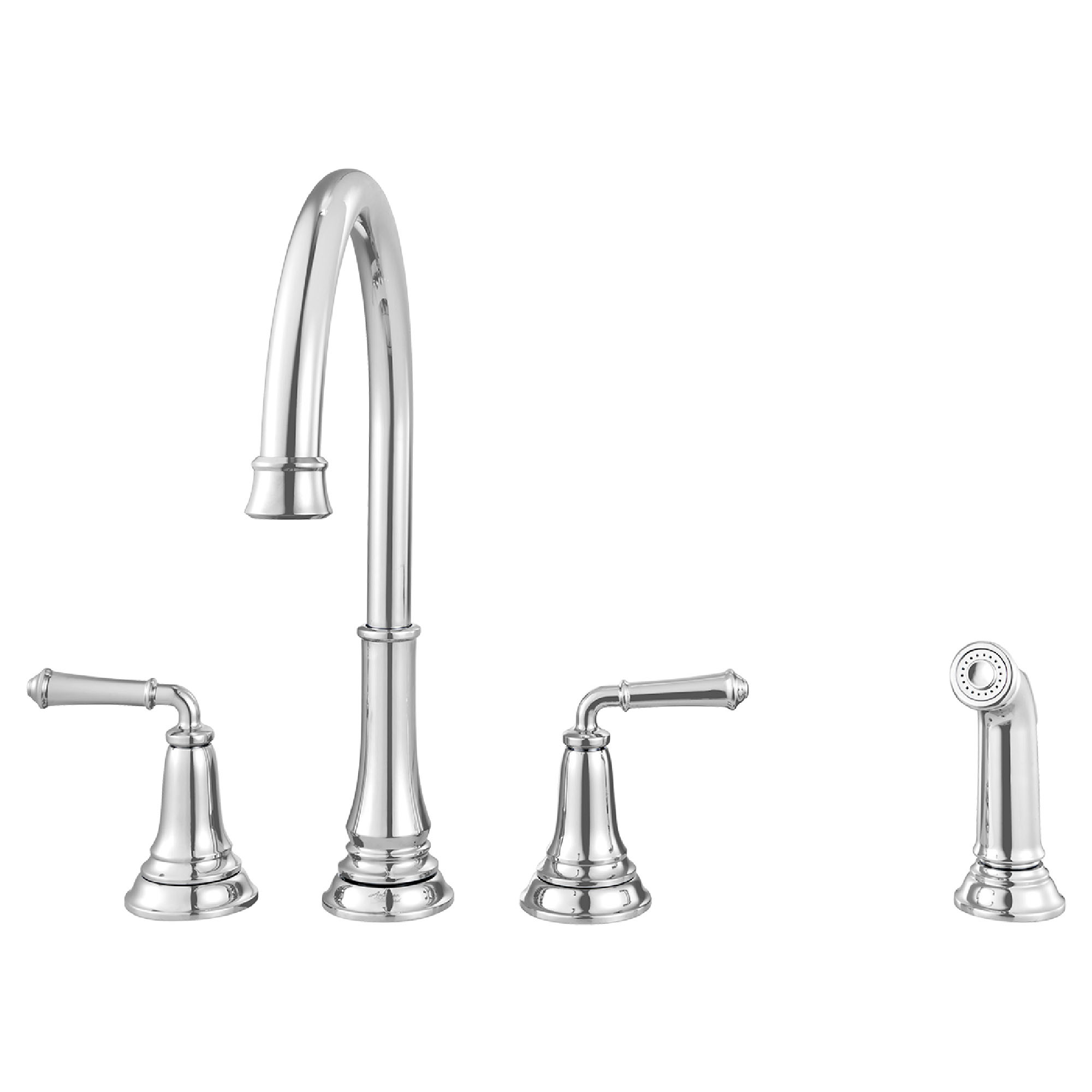 2 handle kitchen faucet