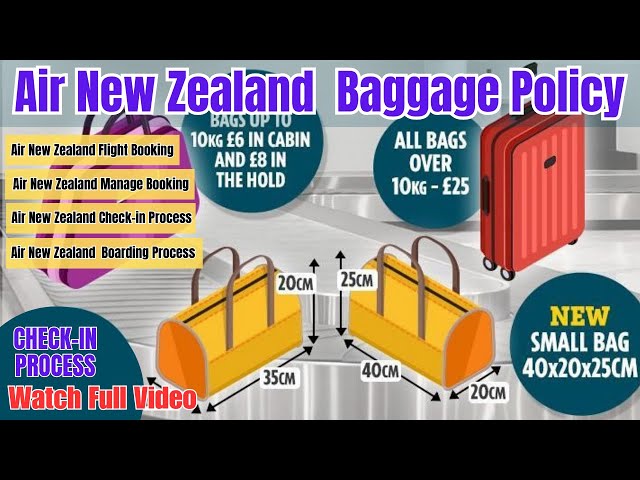 baggage air nz