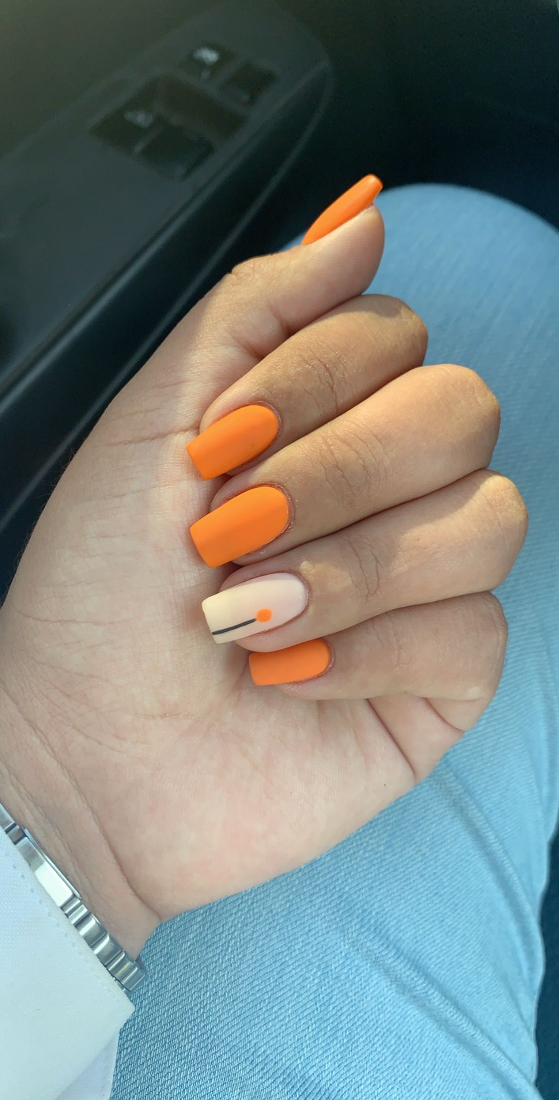 gelish color naranja