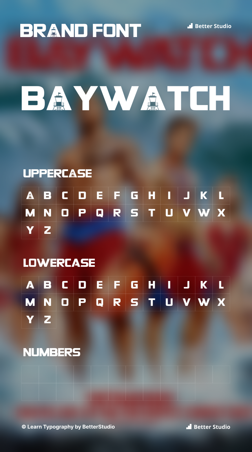 baywatch font generator