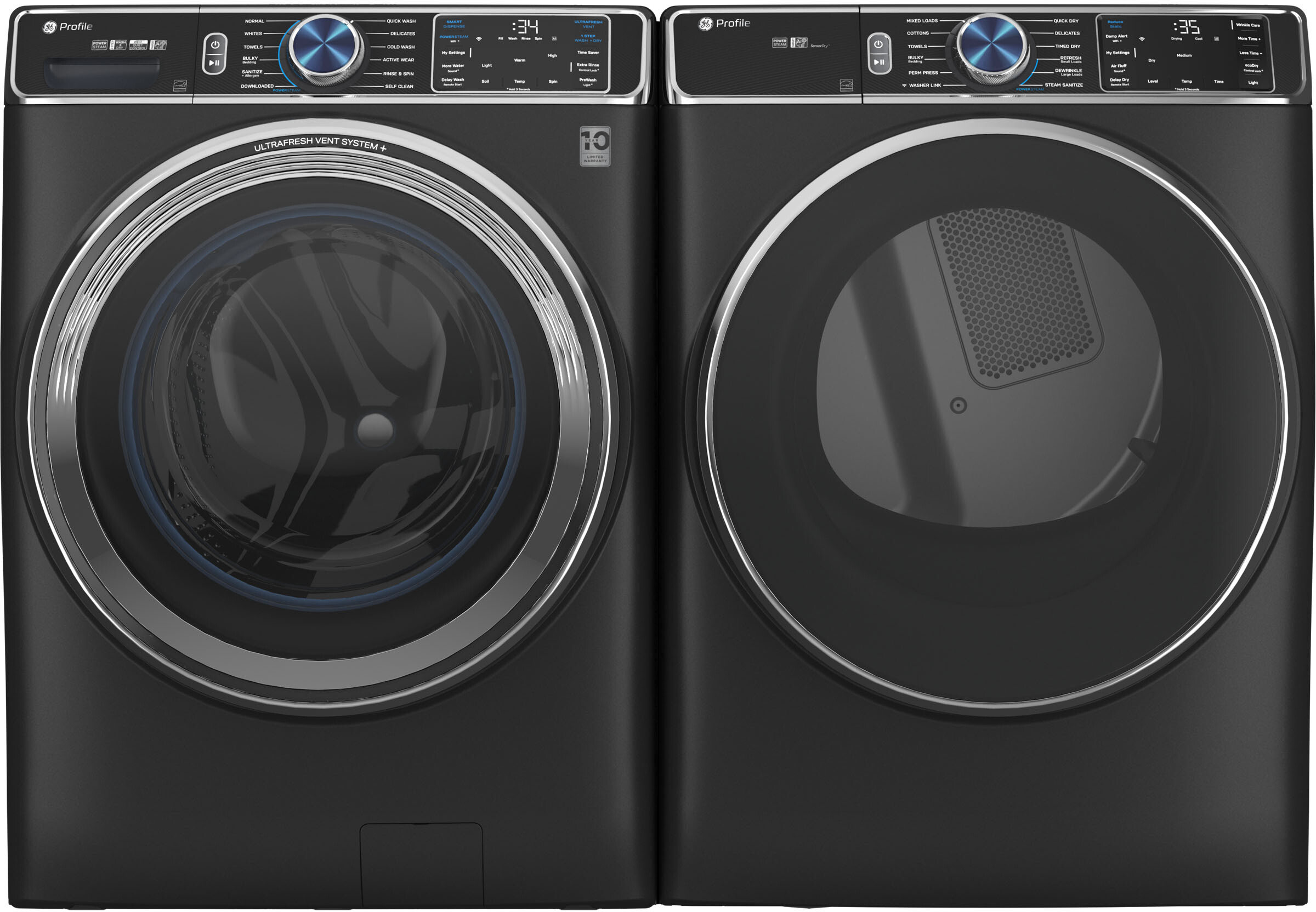 ge washer and dryer set