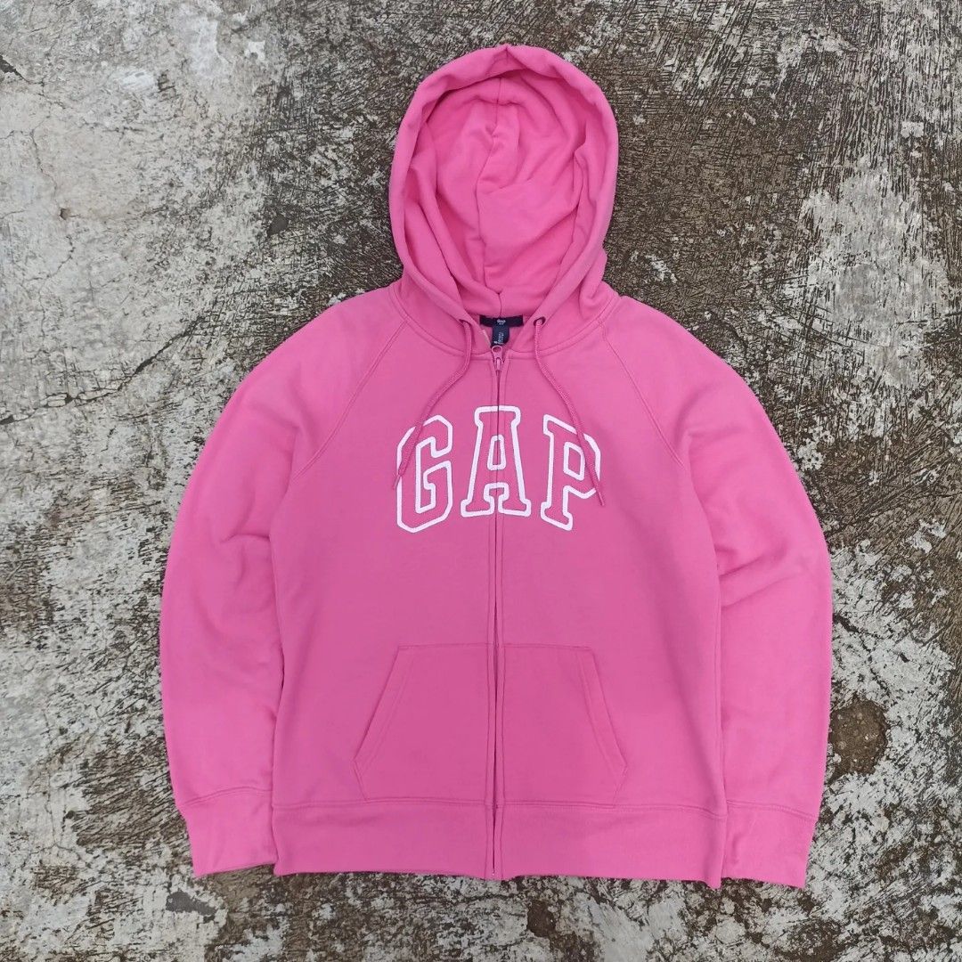 gap hoodie pink